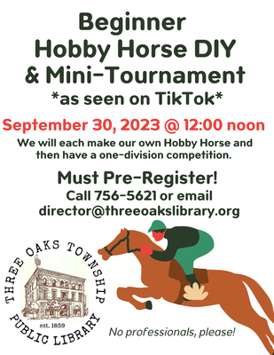 Beginer Hobby Horse DIY and Mini-Tournament