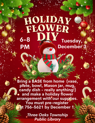 Holiday Flower DIY Holiday Flower DIY