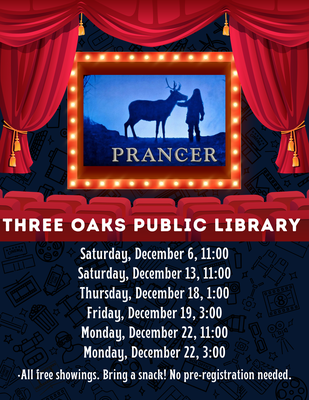 Prancer movie at the library