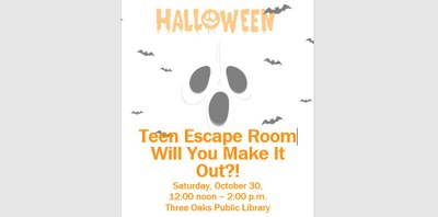 Teen Escape Room Event