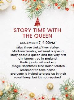 Story Time with the Queen Story Time with the Queen